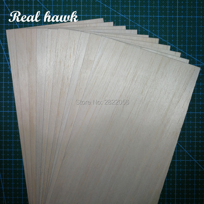 Rc Hobby Grade Plane - 330x100x0.75/1/1.5/2/2.5/3/4/5mm AAA + modeli Balsa ahşap