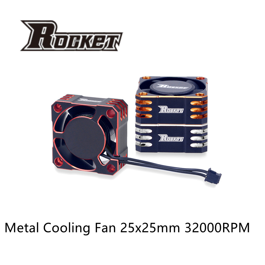 Rc Hobby Grade Plane - Roket Metal soğutma fanı 25x25mm 32000RPM/8.5V