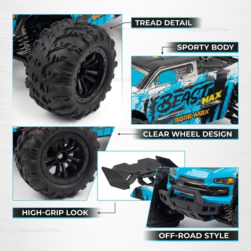 SG116‑MAX/PRO 4WD Uzaktan Kuma - Rc Hobby France incelemesi ve fiyatı