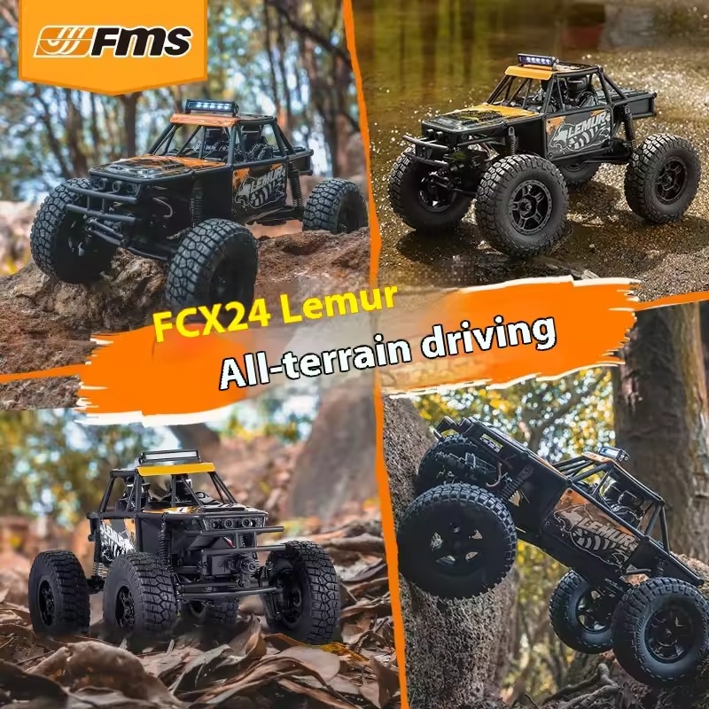 FMS FCX24 Lemur 1:24 Amfibi RC - Rc Hobby Grade Crawler incelemesi ve fiyatı