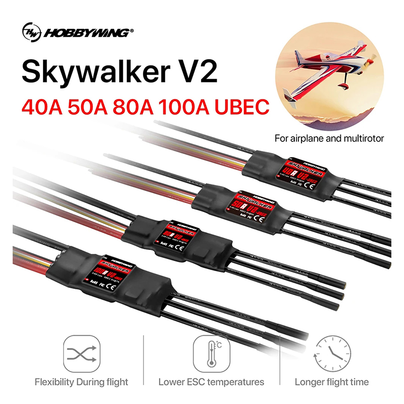 Orijinal Hobbywing SKYWALKER S - Rc Hobby Grade Plane incelemesi ve fiyatı
