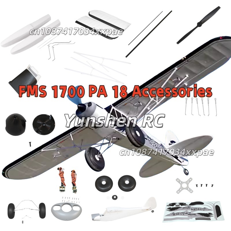 FMS RC Uçak Çıkartmaları 1700m - Rc Hobby Usa incelemesi ve fiyatı