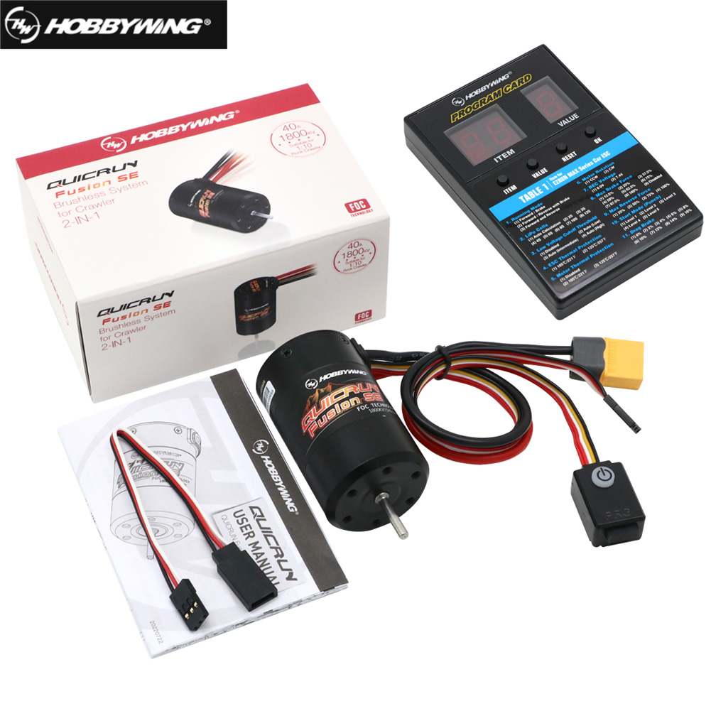 Hobbywing QuicRun Fusion SE 12 - Rc Hobby Grade Plane incelemesi ve fiyatı